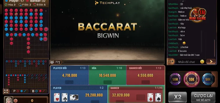 Baccarat BigWin Tại BomWin Sân Chơi Bài Đỉnh Cao Với Tỷ Lệ Thắng Cực Lớn