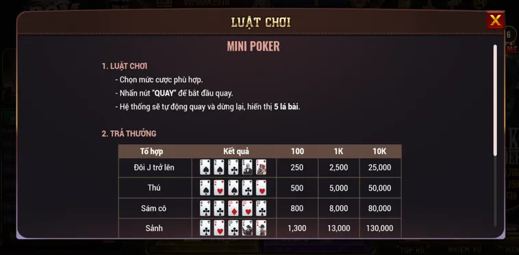 Chinh Phục Siêu Phẩm Slot Game Mini Poker Tại BomWin Đỉnh Cao Mọi Thời Đại