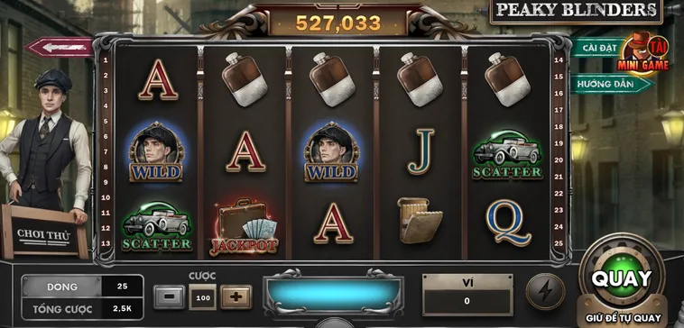 Slot Game Peaky Blinders Tại BomWin Sân Chơi Săn Hũ Đẳng Cấp Đầy Kịch Tính