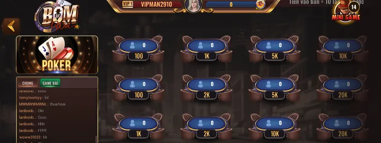 Poker Tại BomWin Sảnh Chơi Đẳng Cấp Cho Các Cao Thủ Đấu Trí Chuyên Nghiệp