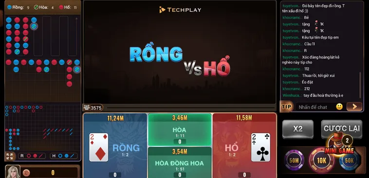 Rồng Hổ Live Slot Tại BomWin Trò Chơi Đấu Trí Tốc Độ Với Phần Thưởng Lớn