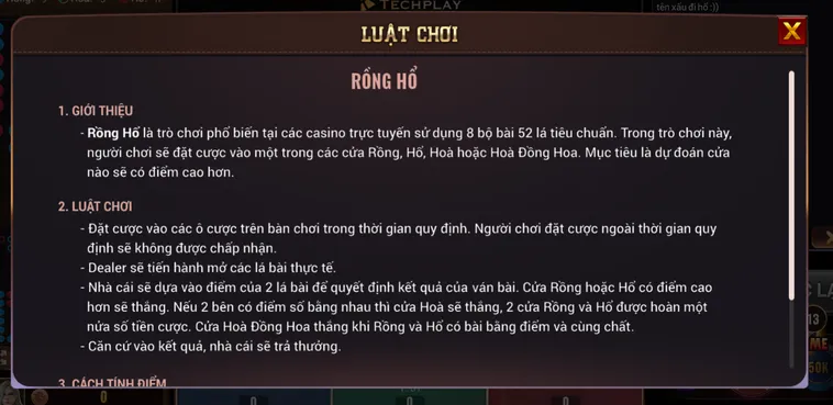 Rồng Hổ Live Slot Tại BomWin Trò Chơi Đấu Trí Tốc Độ Với Phần Thưởng Lớn