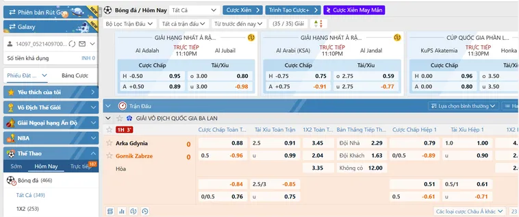 SABA Sports Tại BomWin Sân Chơi Thể Thao Ảo Với Tỷ Lệ Thắng Cực Cao