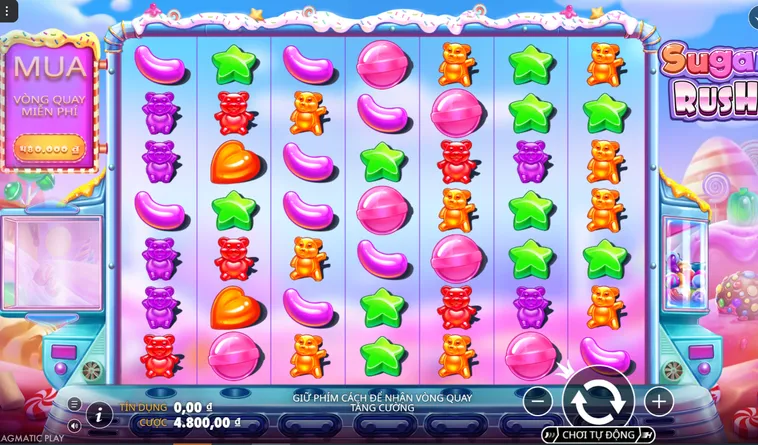 Sugar Rush Tại BomWin Siêu Phẩm Slot Game Quay Hũ Với Tốc Độ Cực Nhanh