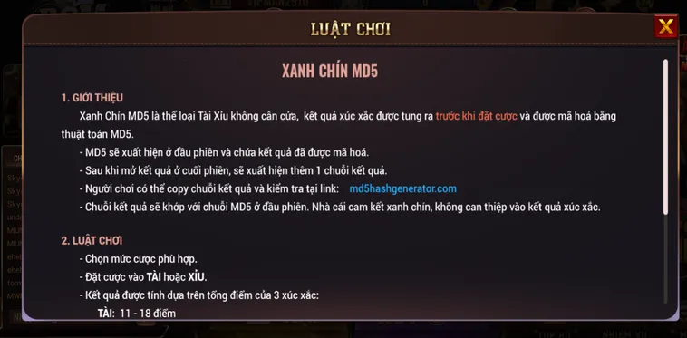 Tài Xỉu MD5 Tại BomWin Sân Chơi Cá Cược Đổi Thưởng Minh Bạch Đẳng Cấp